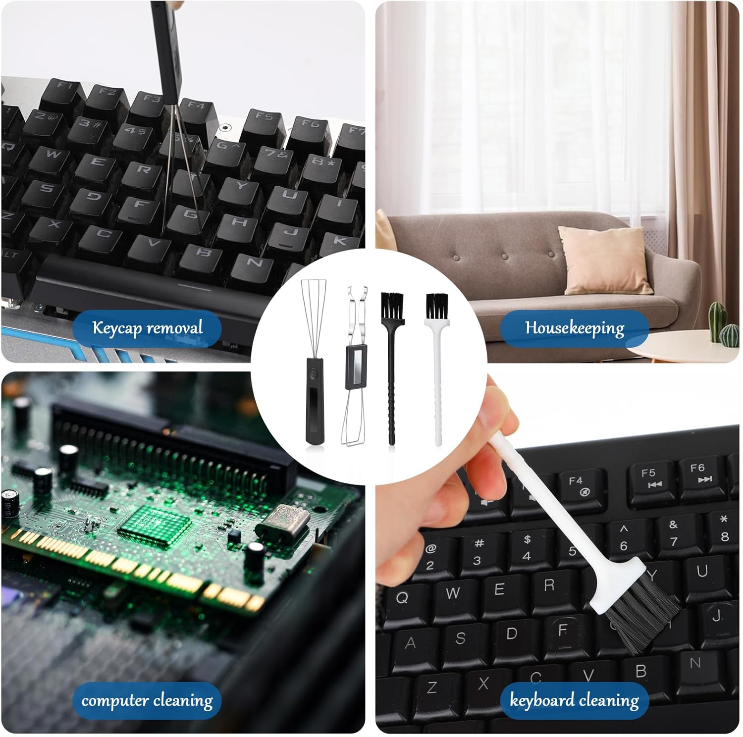 1 Set Keycap Remover Tool Set, - огляд і ціна Keycap Puller Ring