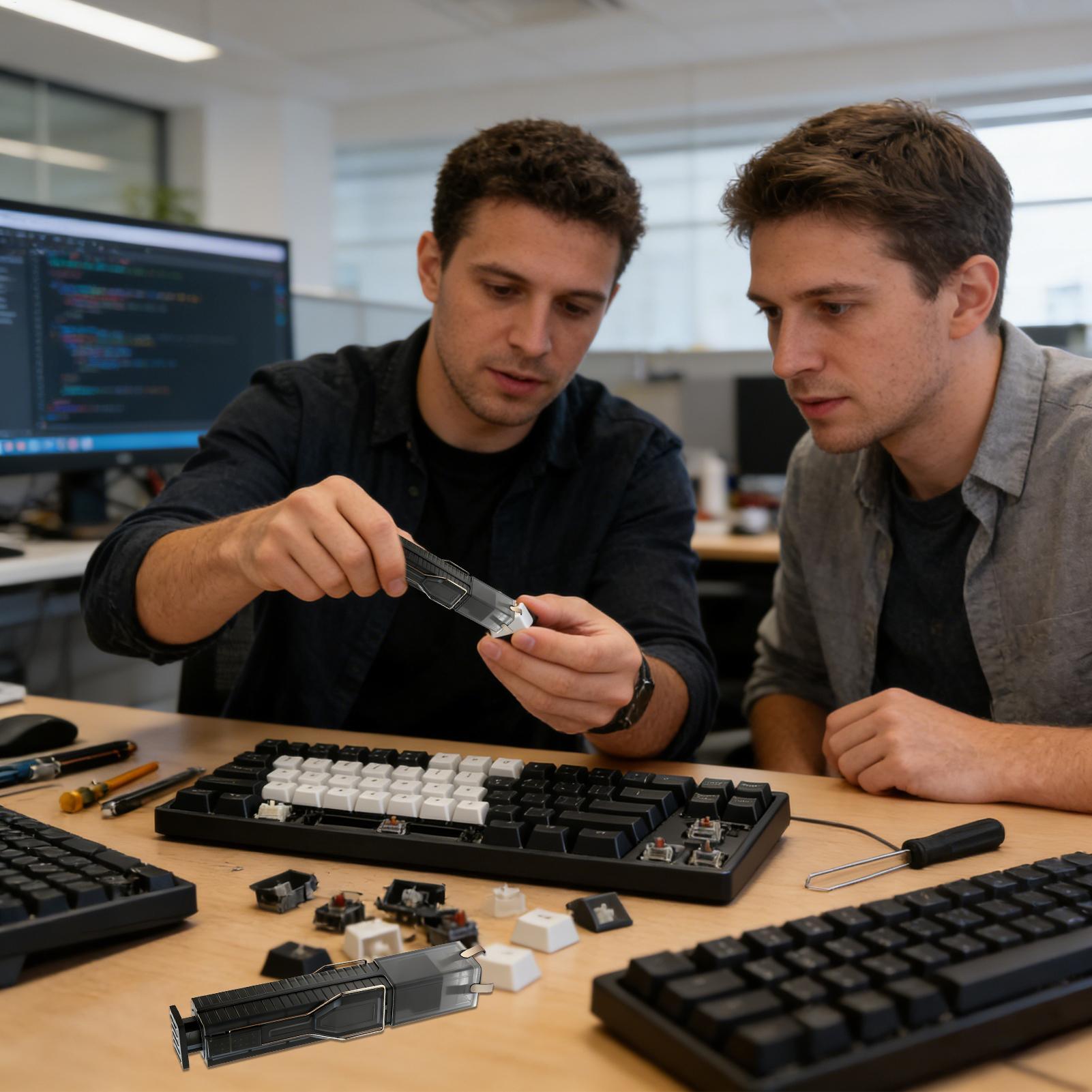 2 In 1 Keyboard Keycaps Switch - огляд і ціна Keycap Puller Ring