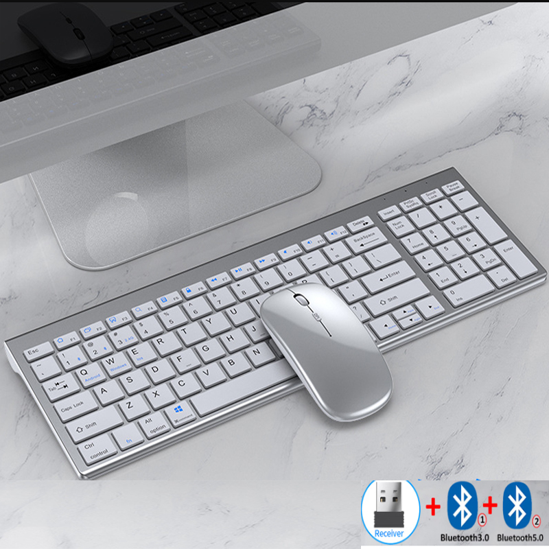 Jomaa Slim Rechargeable Blueto - огляд і ціна Gaming Keyboard Mouse And Headset Combo