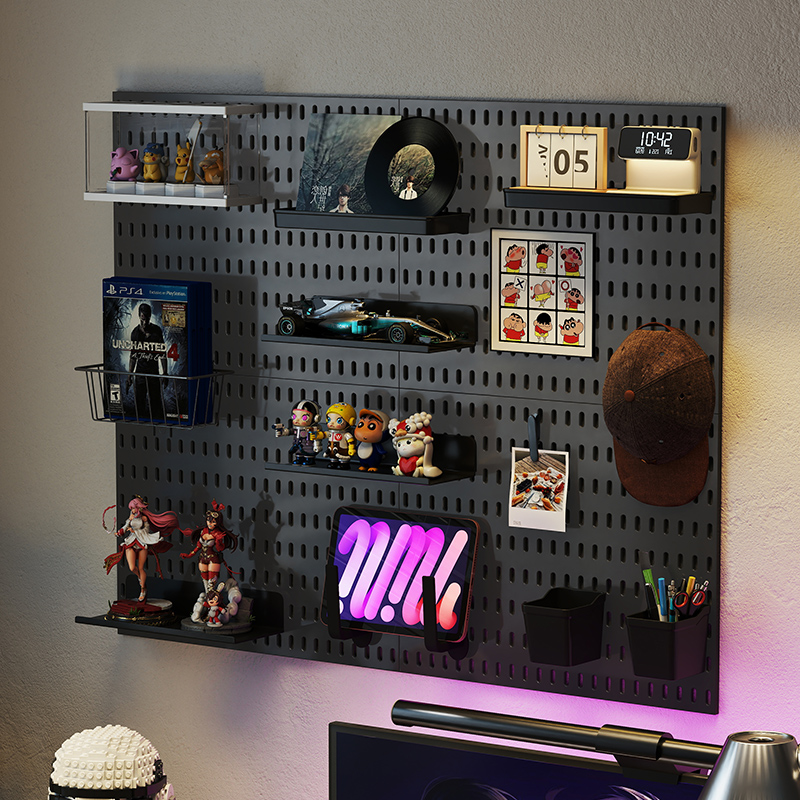Adhesive Pegboard Shelf for Ga - огляд і ціна Gaming Keyboard Mouse