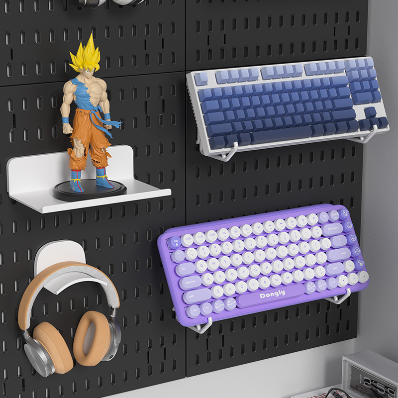 Adhesive Pegboard Shelf for Ga - огляд і ціна Gaming Keyboard Mouse