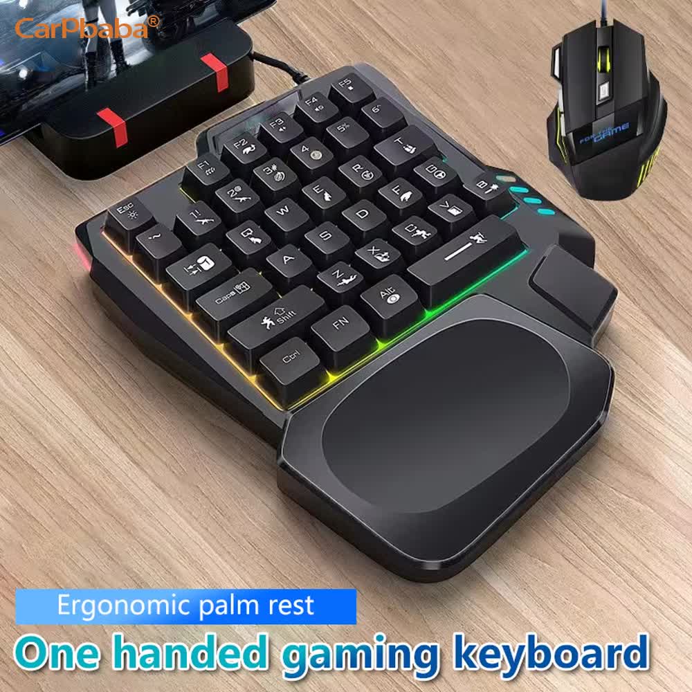 USB Single Hand One-Handed Gam - огляд і ціна Gaming Keyboard Hand
