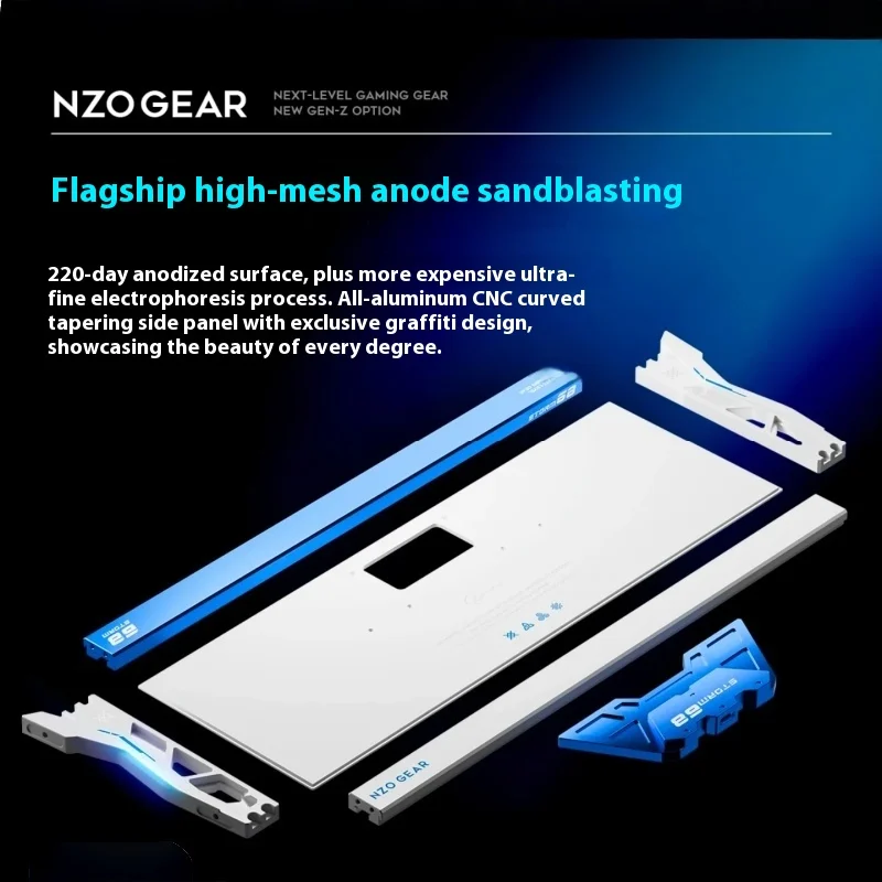 NZO STORM68 Anodized Aluminum  - огляд і ціна Gaming Keyboard Magnetic Switches
