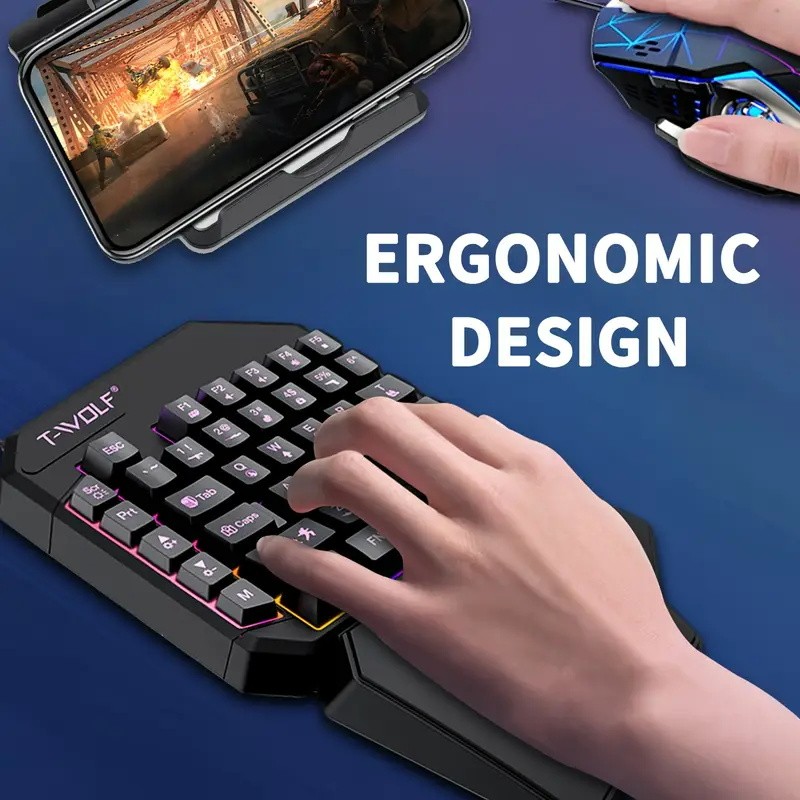 FocusOnPC TF900 2-in-1 Mobile  - огляд і ціна Gaming Keyboard Mouse And Headset Combo