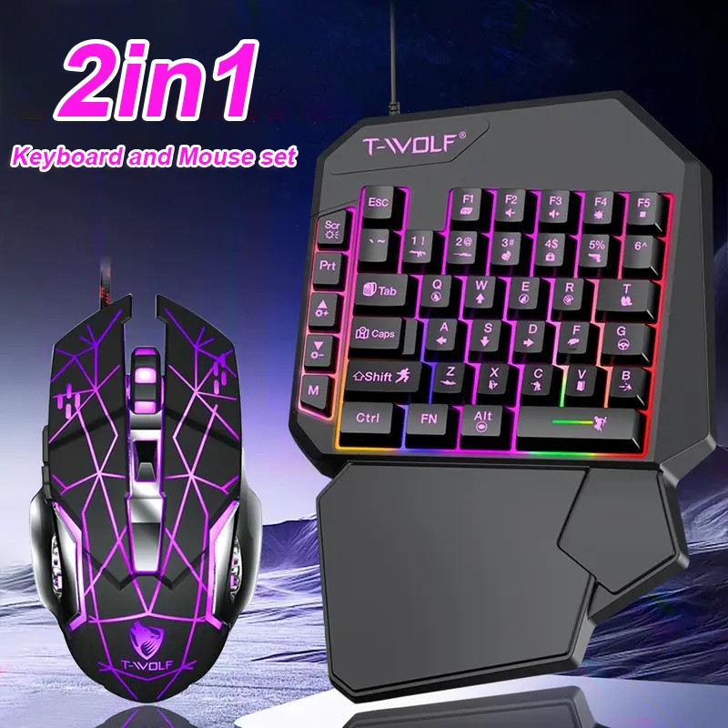 FocusOnPC TF900 2-in-1 Mobile  - огляд і ціна Gaming Keyboard Mouse And Headset Combo