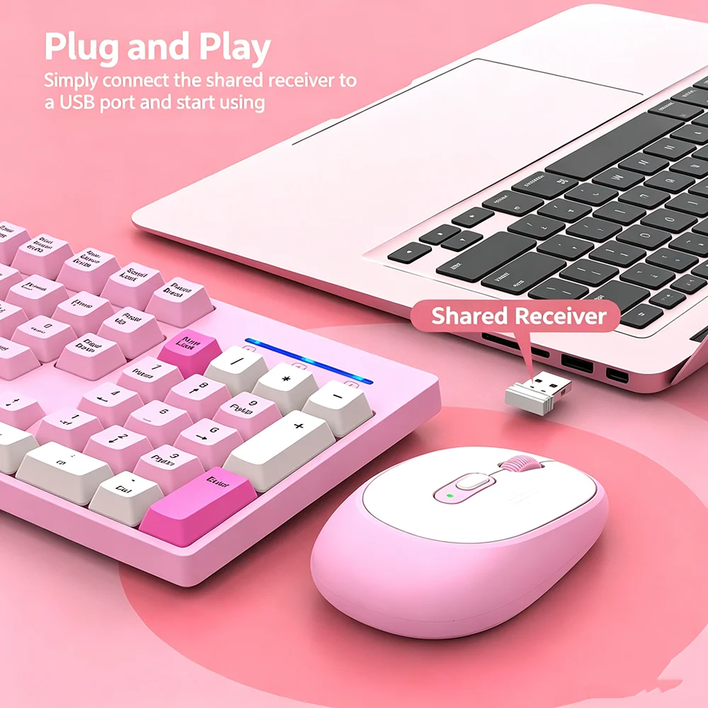 KEBIDUMEI 2.4G Wireless Keyboa - огляд і ціна Gaming Keyboard Mouse And Headset Combo