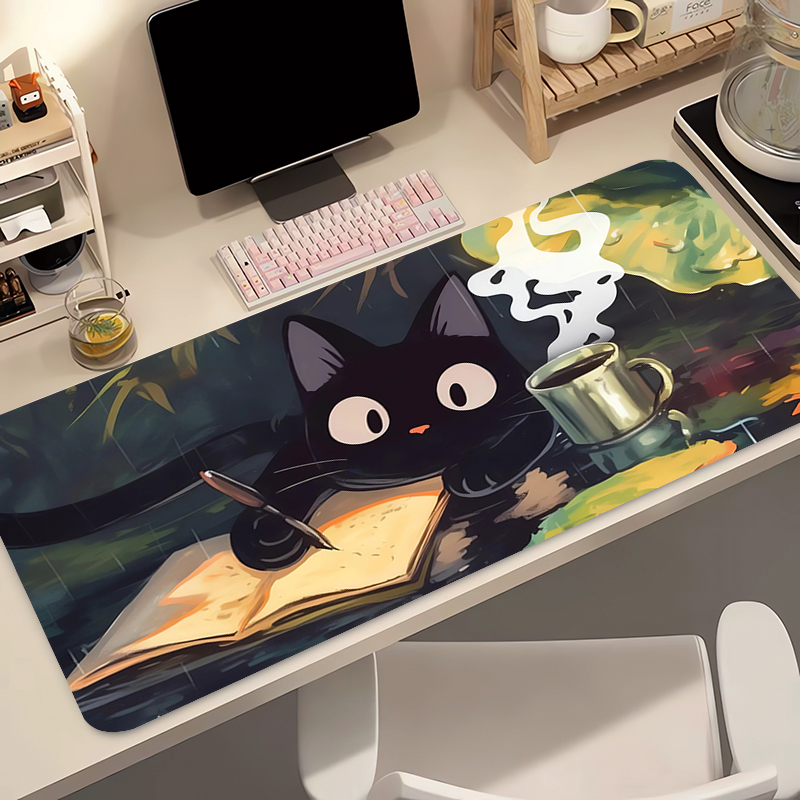 Kawaii Black Cat Silicone Soft - огляд і ціна Gaming Keyboard Mouse