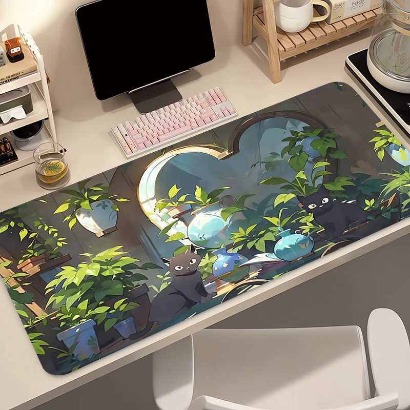 Kawaii Black Cat Silicone Soft - огляд і ціна Gaming Keyboard Mouse